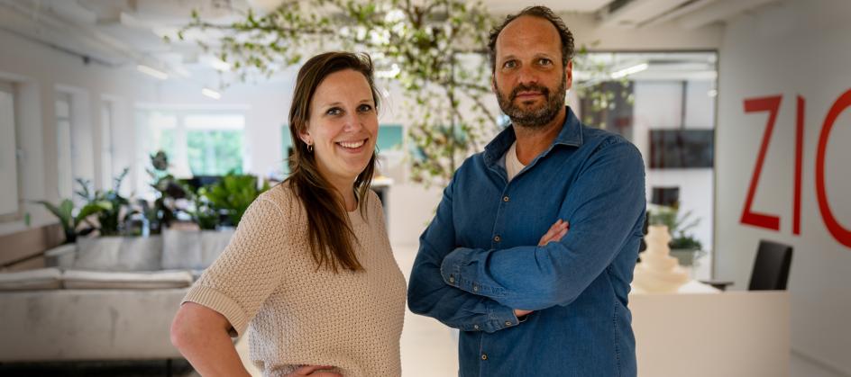 Marijnke van der Burgh en Christiaan van Dijk Managing Directors ZIGT